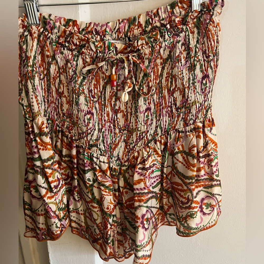 Zara ruched shorts
